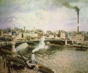 Camille Pissarro Morning,overcast Wather, painting